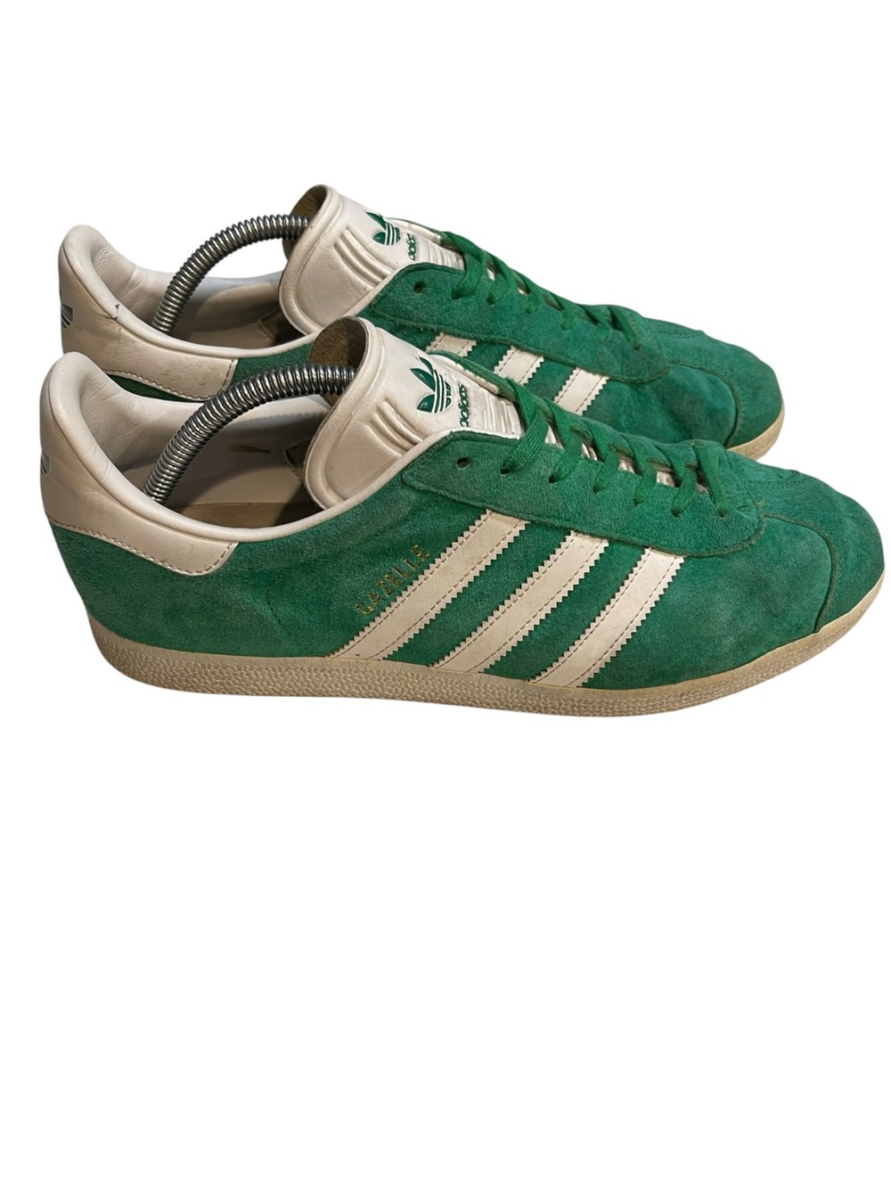 Adidas Gazelle Suede Sneaker Men’s SZ 10 Green White